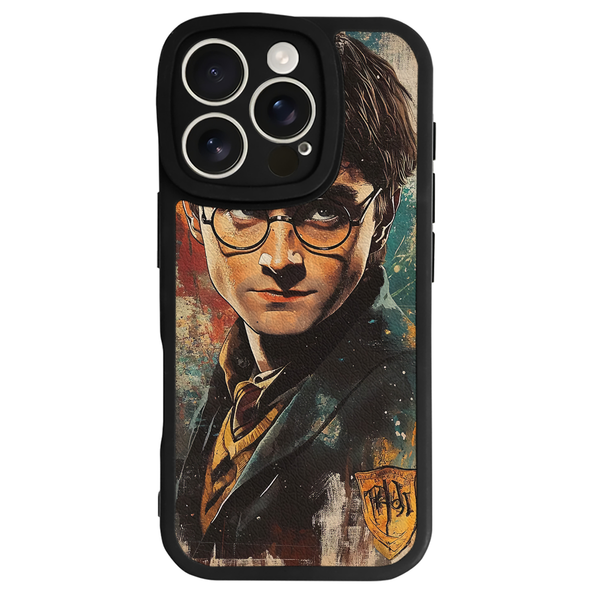 （画像用） Harry Potter ハリー・ポッターシリーズ 【iPhone 16シリーズ対応】シリコンスマホケース（レザー調） 材質：シリコン